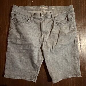 Goodfellow & Co Denim Look Linen Shorts Size 38